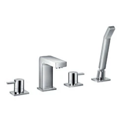 Flova STR8 4 Hole Deck Mounted Bath Shower Mixer With Pull Out Handset 7 Flova STR8 4 Hole Deck Mounted Bath Shower Mixer With Pull Out Handset -Vado Sale Store flova st4hbsm