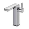 Flova STR8 Mid Height Mono Basin Mixer With Clicker Waste 2 Flova STR8 Mid Height Mono Basin Mixer With Clicker Waste -Vado Sale Store flova str8 single lever mid height mono basin mixer with clicker waste stmbas