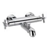 Flova XL Exposed Thermostatic Bath Shower Mixer Valve -Vado Sale Store flova xltbsmwm