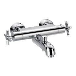 Flova XL Exposed Thermostatic Bath Shower Mixer Valve