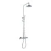 Flova XL Exposed Thermostatic Shower Column With Overhead Shower & Handset -Vado Sale Store flova xltskit