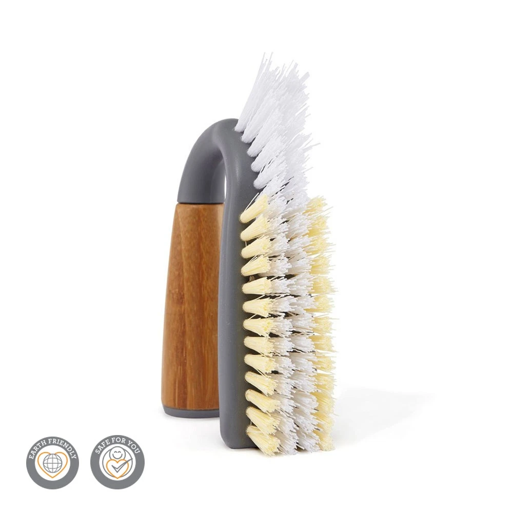 Full Circle Grunge Buster Grout & Tile Brush - Grey 3 Full Circle Grunge Buster Grout & Tile Brush - Grey