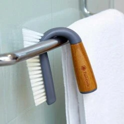 Full Circle Grunge Buster Grout & Tile Brush - Grey 12 Full Circle Grunge Buster Grout & Tile Brush - Grey -Vado Sale Store full circle grunge buster iron shaped brush grey