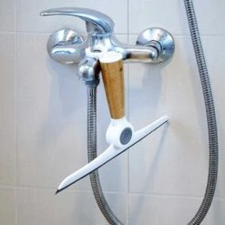 Full Circle Wipe Out Pivoting Squeegee - White 18 Full Circle Wipe Out Pivoting Squeegee - White -Vado Sale Store full circle wipe out squeegee storage ring white