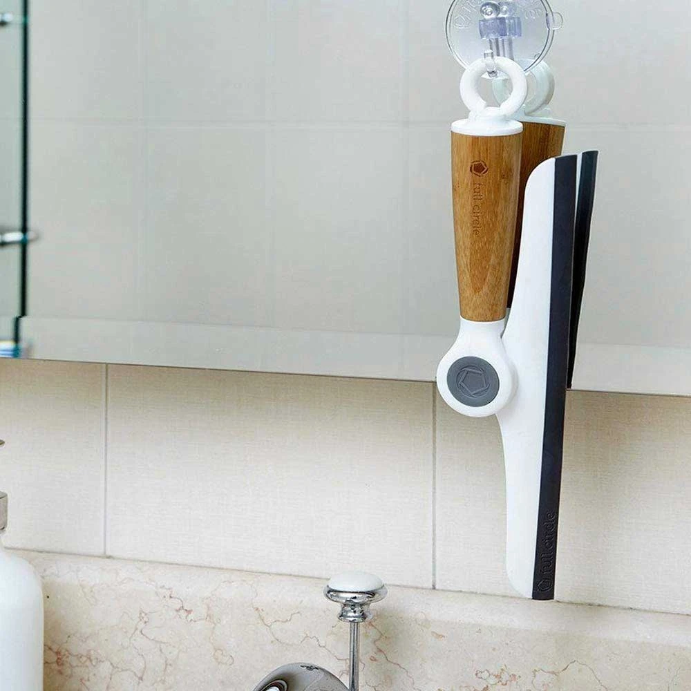 Full Circle Wipe Out Pivoting Squeegee - White 11 Full Circle Wipe Out Pivoting Squeegee - White - Image 9