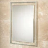 HIB Georgia Mirror On A Clear Glass Frame With A Decorative Mirror Border - 700 X 500mm -Vado Sale Store georgia