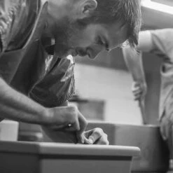 Shaws Contemporary Shaker White Ceramic Double Bowl Belfast Kitchen Sink - 995mm X 465mm -Vado Sale Store handmade