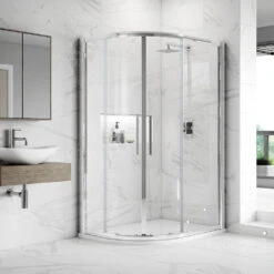 Harbour Alchemy 8mm Easy Clean Offset Quadrant Shower Enclosure - 1200 X 800mm