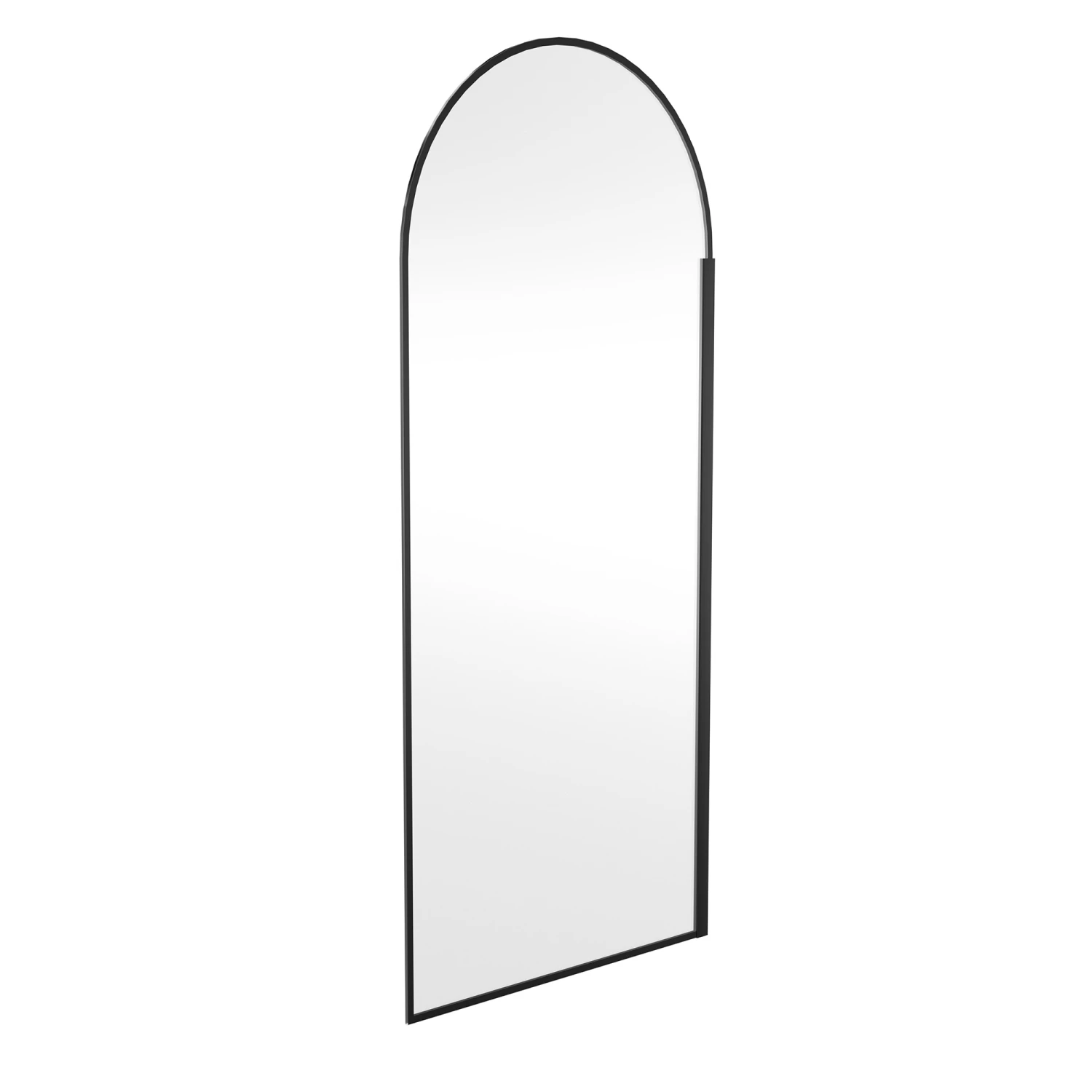 Harbour Contour Arched Matt Black 8mm Walk In Shower Panel - 900mm 4 Harbour Contour Arched Matt Black 8mm Walk In Shower Panel - 900mm - Image 2