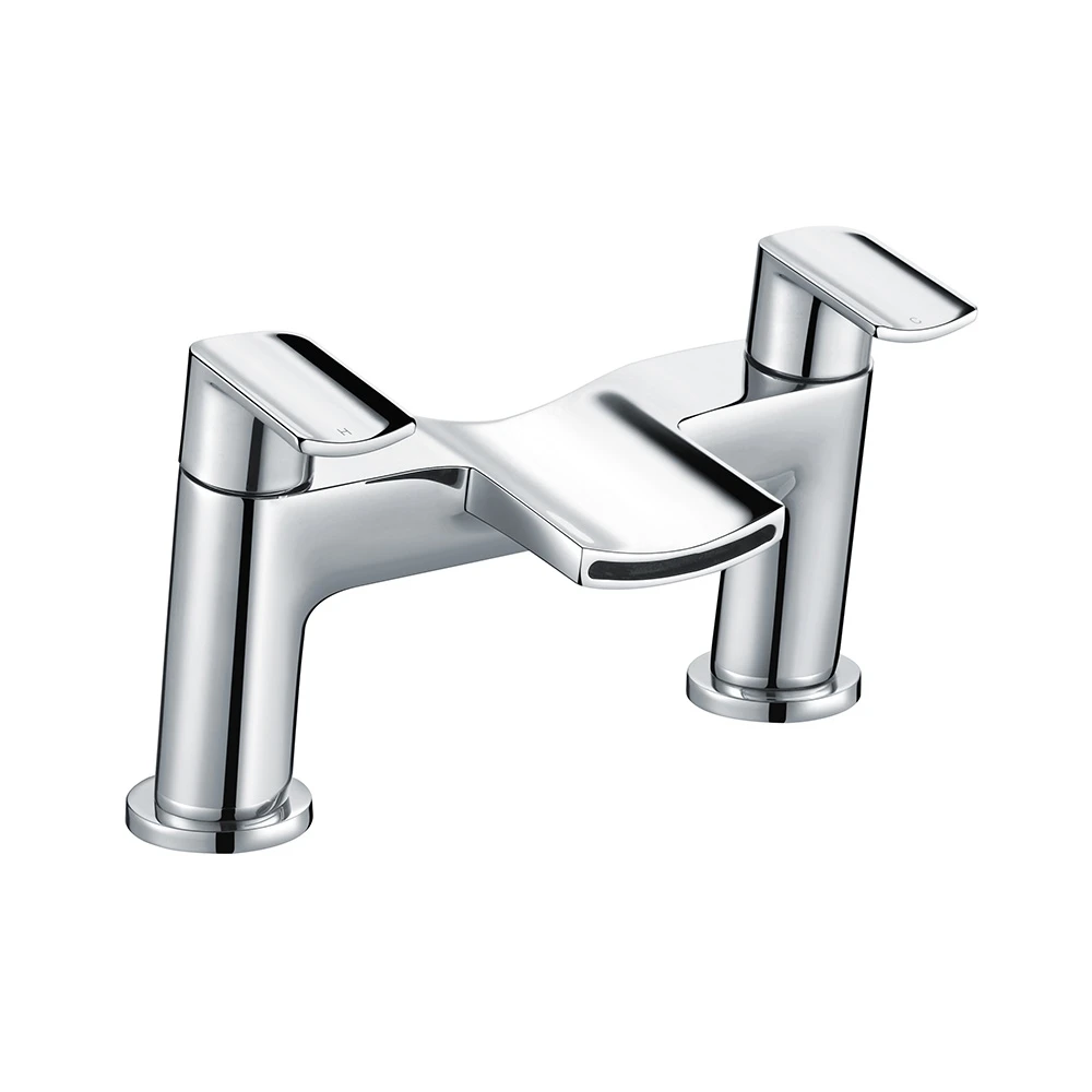 Vellamo Poise Deck Mounted Bath Filler - Chrome 3 Vellamo Poise Deck Mounted Bath Filler - Chrome