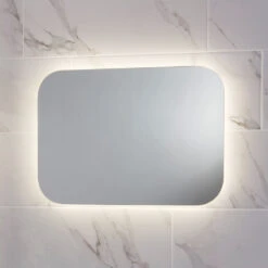 Harbour Clarity LED Bathroom Mirror With Demister Pad - 500 X 700mm