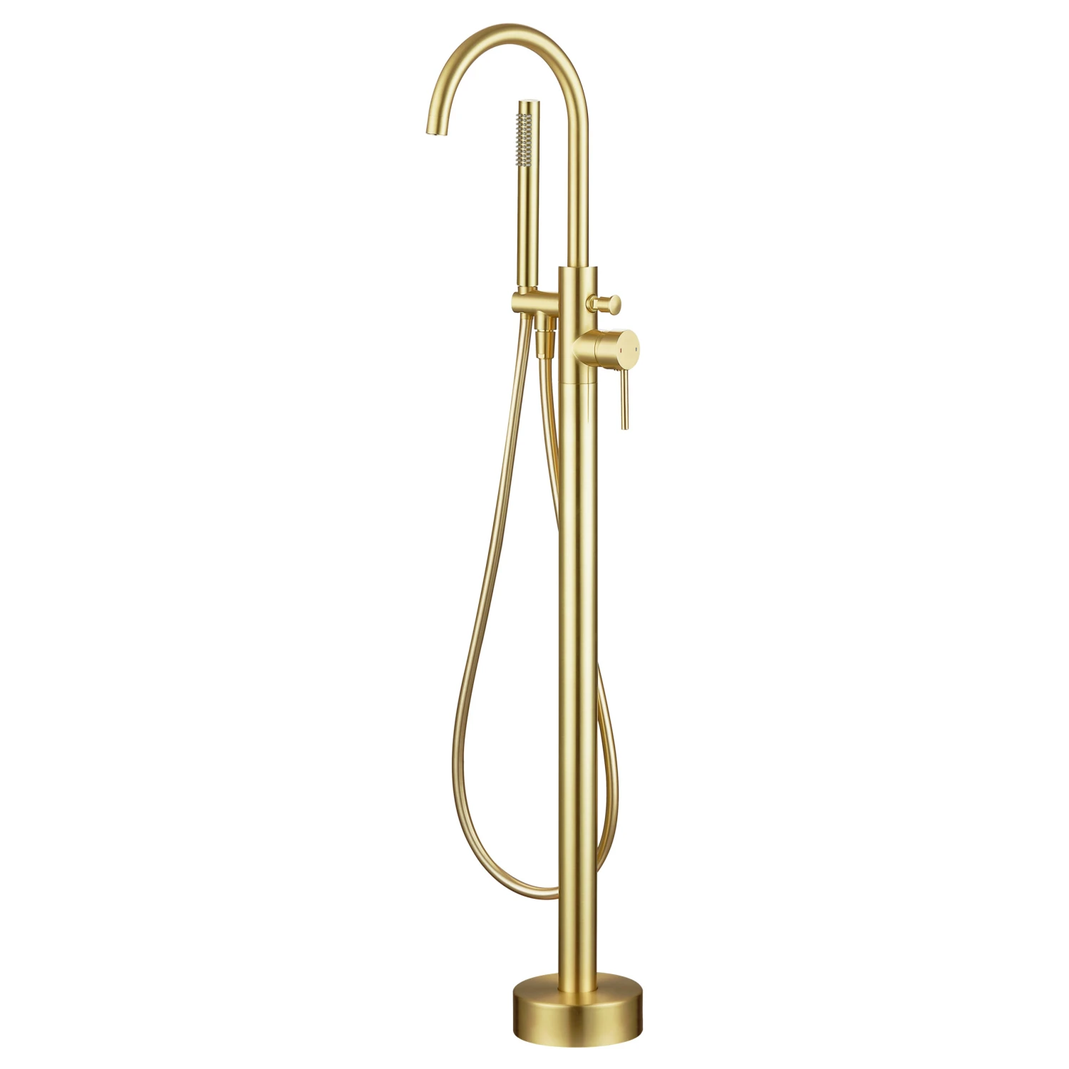 Harbour Clarity Floorstanding Bath Shower Mixer - Brushed Brass 3 Harbour Clarity Floorstanding Bath Shower Mixer - Brushed Brass