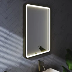 Harbour Clarity LED Illuminated Brushed Brass Framed Mirror With Demister Pad - 500 X 700mm 16 Harbour Clarity LED Illuminated Brushed Brass Framed Mirror With Demister Pad - 500 X 700mm -Vado Sale Store harbour clarity led illuminated mirror brushed brass 500 700 7