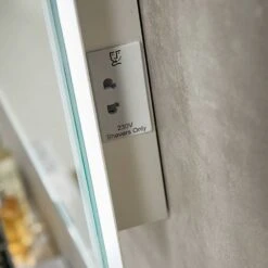 Harbour Glow LED Mirror With Demister Pad & Shaver Socket - 1200 X 600mm -Vado Sale Store harbour glow led illuminated mirror shaver socket 2