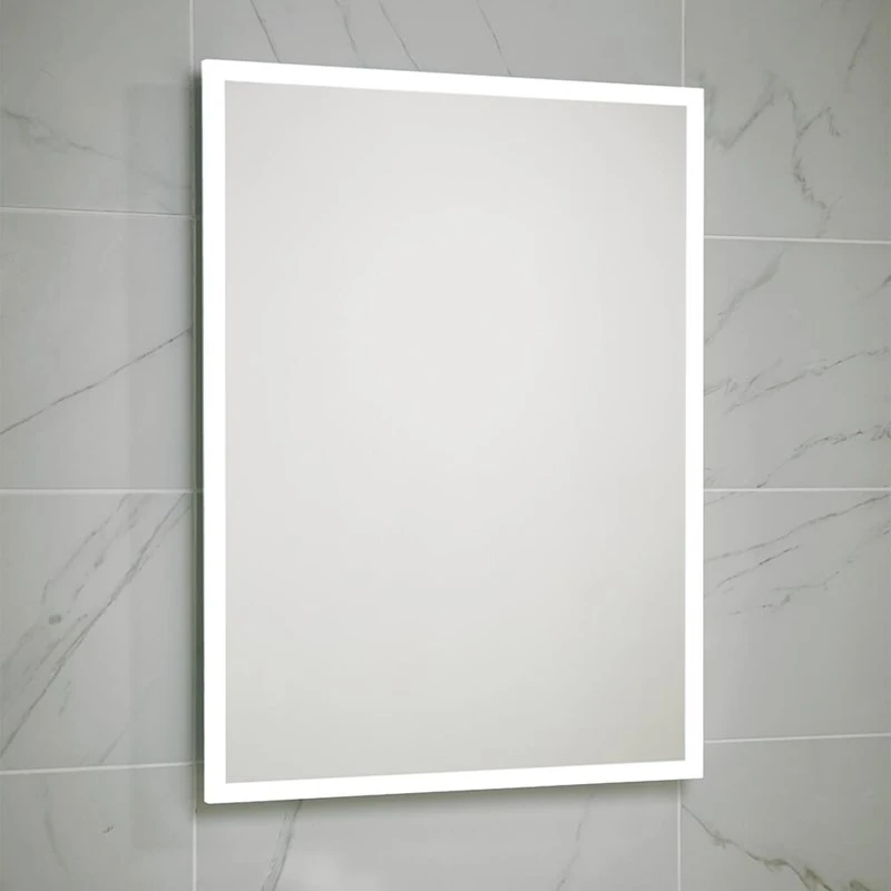 Harbour Glow LED Mirror With Demister Pad & Shaver Socket - 600 X 800mm 3 Harbour Glow LED Mirror With Demister Pad & Shaver Socket - 600 X 800mm