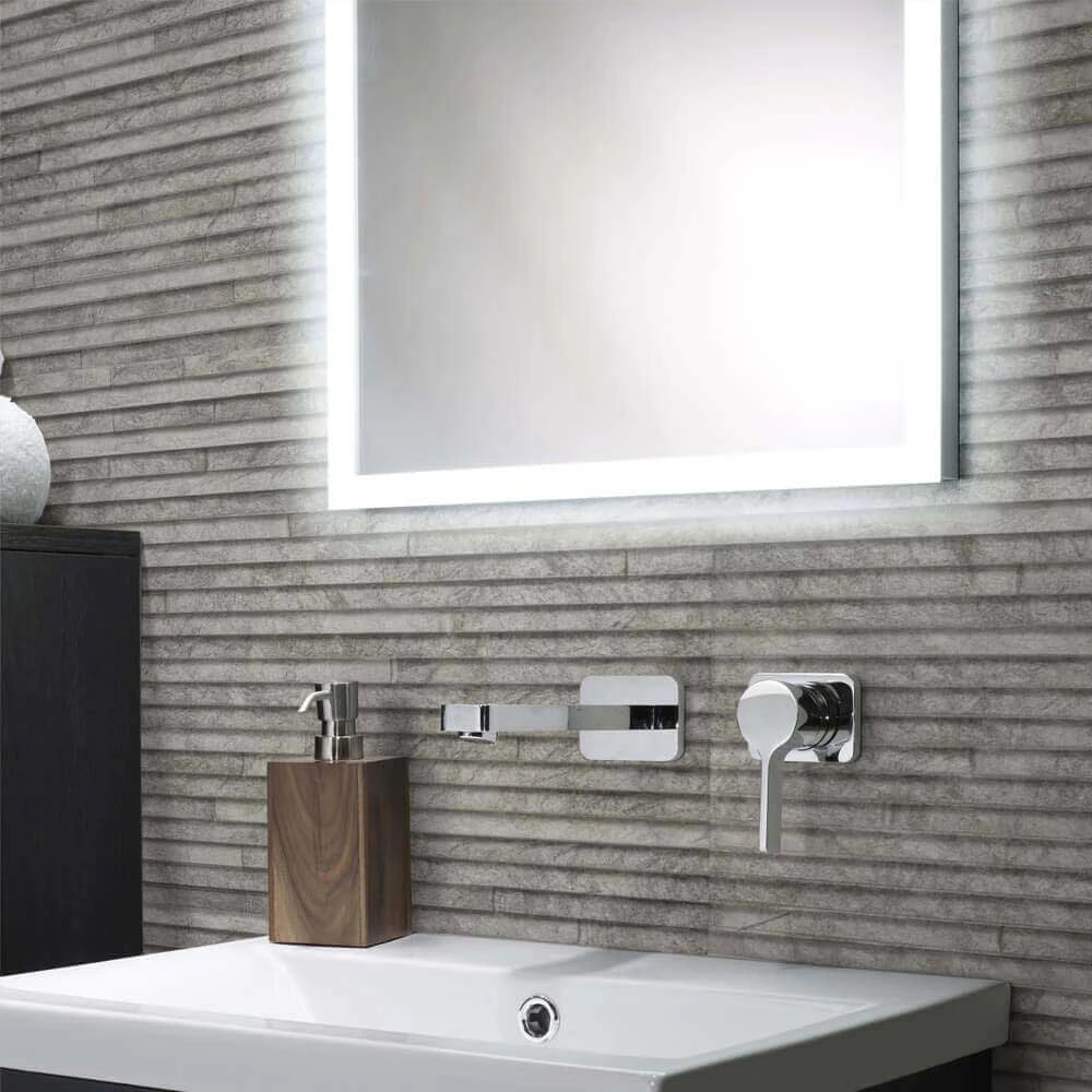 Harbour Glow LED Mirror With Demister Pad & Infrared Touch Button - 450 X 800mm 5 Harbour Glow LED Mirror With Demister Pad & Infrared Touch Button - 450 X 800mm - Image 3