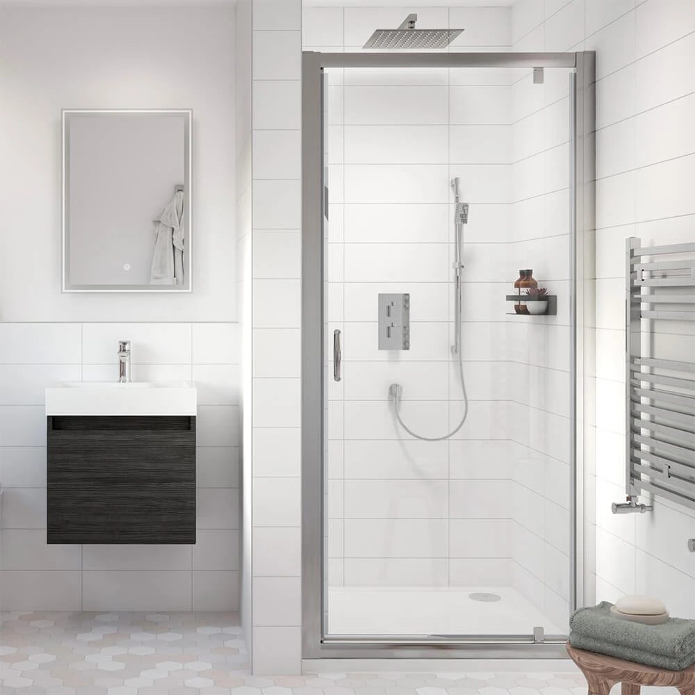 Harbour I5 5mm Pivot Shower Door 800mm & Side Panel 800mm 5 Harbour I5 5mm Pivot Shower Door 800mm & Side Panel 800mm - Image 3