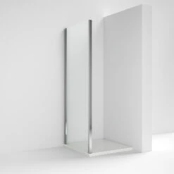 Harbour I5 5mm Pivot Shower Door 800mm & Side Panel 800mm 18 Harbour I5 5mm Pivot Shower Door 800mm & Side Panel 800mm -Vado Sale Store harbour i5 shower side panel lifestyle 2