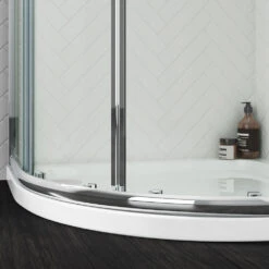 Harbour I6 1200 X 800mm Double Door Quadrant Shower Enclosure - 6mm Glass -Vado Sale Store harbour i6 2door easyclean 6mm quadrant shower enclosure lifestyle5