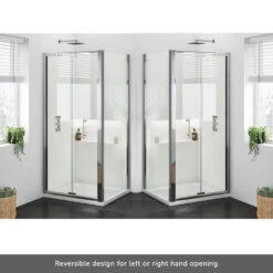 Harbour I6 700 Bi-Fold Shower Door - 6mm Glass 18 Harbour I6 700 Bi-Fold Shower Door - 6mm Glass -Vado Sale Store harbour i6 easy clean bifold door left hand opening