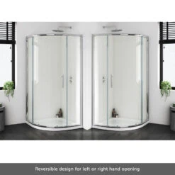 Harbour I6 1000x800 Single Door Quadrant Shower Enclosure - 6mm Glass 16 Harbour I6 1000x800 Single Door Quadrant Shower Enclosure - 6mm Glass -Vado Sale Store harbour i6 easy clean quadrant enclosure left hand opening lifestyle