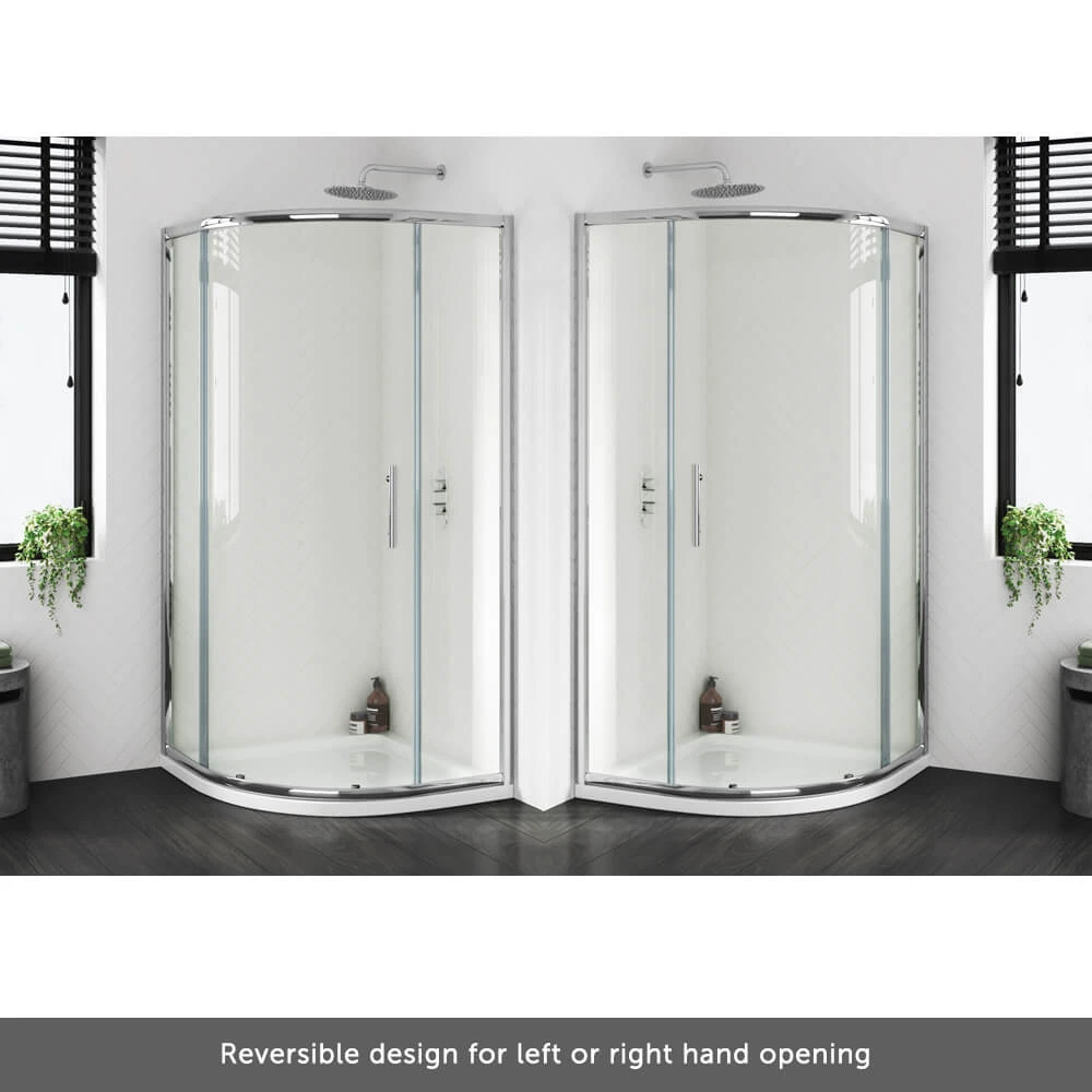 Harbour I6 1000x800 Single Door Quadrant Shower Enclosure - 6mm Glass 9 Harbour I6 1000x800 Single Door Quadrant Shower Enclosure - 6mm Glass - Image 7