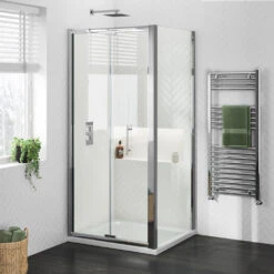 Harbour I6 700 Bi-Fold Shower Door - 6mm Glass