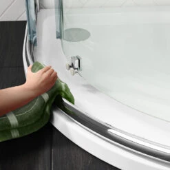 Harbour I6 1000x800 Single Door Quadrant Shower Enclosure - 6mm Glass 13 Harbour I6 1000x800 Single Door Quadrant Shower Enclosure - 6mm Glass -Vado Sale Store harbour i6 easyclean 6mm quadrant shower enclosure lifestyle3