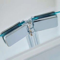 Harbour I6 700 Bi-Fold Shower Door - 6mm Glass 16 Harbour I6 700 Bi-Fold Shower Door - 6mm Glass -Vado Sale Store harbour i6 semi frameless enclosure hinges lifestyle