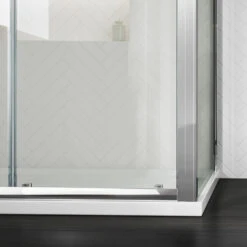 Harbour I6 1100 Universal Sliding Shower Door - 6mm Glass -Vado Sale Store harbour i6 sliding door side panel easy clean lifestyle4 2