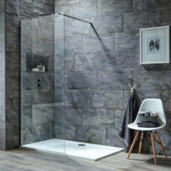 Harbour I8 700 8mm 2m Tall Easy Clean Wetroom Panel 12 Harbour I8 700 8mm 2m Tall Easy Clean Wetroom Panel -Vado Sale Store harbour i8 800 tall easy clean wetroom panel