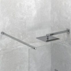 Harbour I8 700 8mm 2m Tall Easy Clean Wetroom Panel 10 Harbour I8 700 8mm 2m Tall Easy Clean Wetroom Panel -Vado Sale Store harbour i8 8mm 2m tall easy clean wetroom walkin glass panel primary lifestyle3