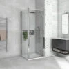 Harbour I8 Easy Clean 8mm Hinged Shower Door 700m & Side Panel 760mm