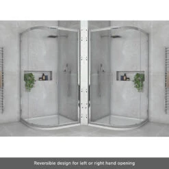 Harbour I8 Easy Clean 1200x900 1-Door Quadrant Shower Enclosure - 8mm Glass 18 Harbour I8 Easy Clean 1200x900 1-Door Quadrant Shower Enclosure - 8mm Glass -Vado Sale Store harbour i8 easy clean 8mm 1 door quadrant shower enclosure 900x900 reversible lifestyle