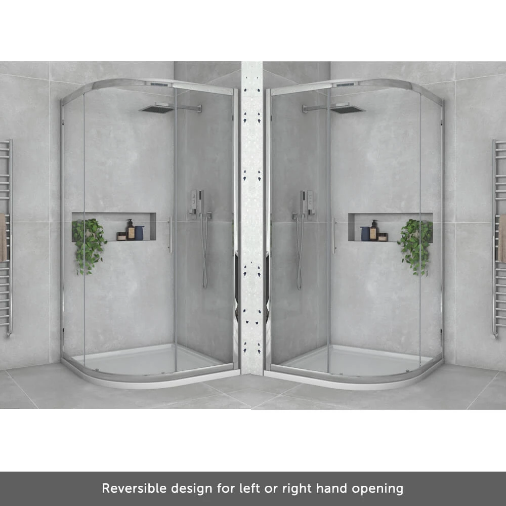 Harbour I8 Easy Clean 1200x900 1-Door Quadrant Shower Enclosure - 8mm Glass 10 Harbour I8 Easy Clean 1200x900 1-Door Quadrant Shower Enclosure - 8mm Glass - Image 8