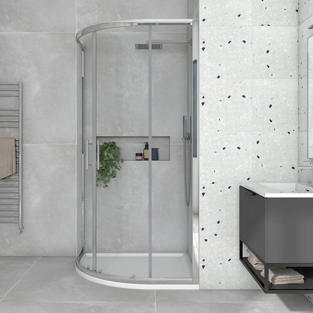 Harbour I8 1000x800 Double Door Quadrant Shower Enclosure - 8mm Glass 4 Harbour I8 1000x800 Double Door Quadrant Shower Enclosure - 8mm Glass - Image 2