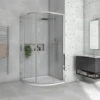 Harbour I8 1000x800 Double Door Quadrant Shower Enclosure - 8mm Glass 1 Harbour I8 1000x800 Double Door Quadrant Shower Enclosure - 8mm Glass -Vado Sale Store harbour i8 easy clean 8mm 2 door quadrant shower enclosure 900x900 primary lifestyle