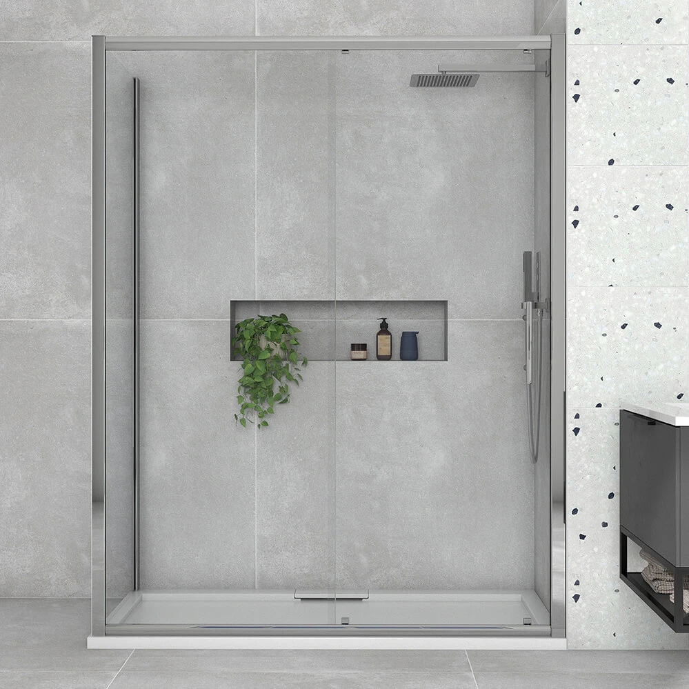 Harbour I8 Easy Clean 8mm Sliding 1000mm Shower Door & 760mm Side Panel 3 Harbour I8 Easy Clean 8mm Sliding 1000mm Shower Door & 760mm Side Panel