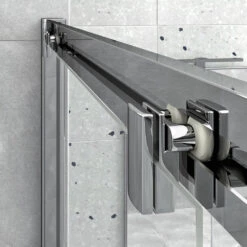 Harbour I8 Easy Clean 8mm Sliding 1000mm Shower Door & 760mm Side Panel 15 Harbour I8 Easy Clean 8mm Sliding 1000mm Shower Door & 760mm Side Panel -Vado Sale Store harbour i8 easy clean 8mm sliding shower door optional side panel lifestyle3