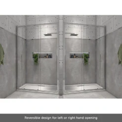 Harbour I8 Easy Clean 8mm Sliding 1000mm Shower Door & 760mm Side Panel 22 Harbour I8 Easy Clean 8mm Sliding 1000mm Shower Door & 760mm Side Panel -Vado Sale Store harbour i8 easy clean 8mm sliding shower door reversible lifestyle