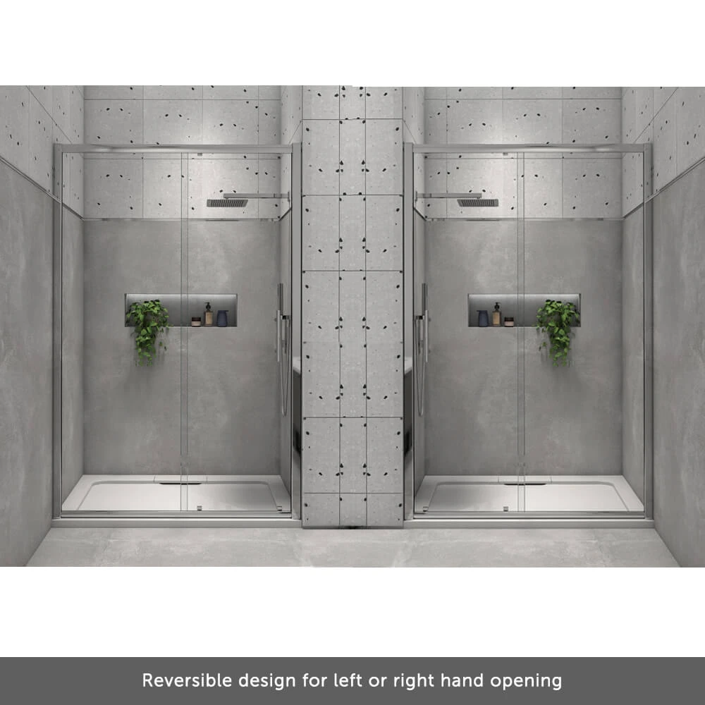 Harbour I8 Easy Clean 8mm Sliding 1000mm Shower Door & 760mm Side Panel 13 Harbour I8 Easy Clean 8mm Sliding 1000mm Shower Door & 760mm Side Panel - Image 11