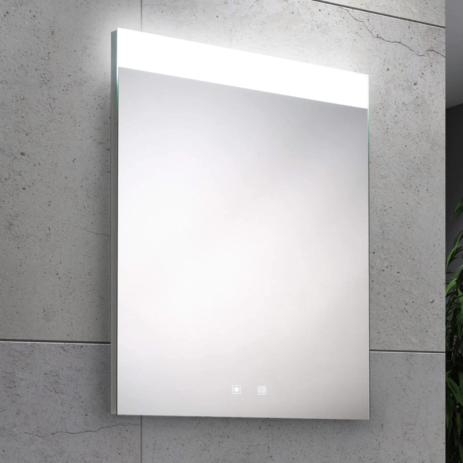 Harbour Identity LED Mirror With Demister Pad & Infrared Touch Button - 500 X 700mm 3 Harbour Identity LED Mirror With Demister Pad & Infrared Touch Button - 500 X 700mm