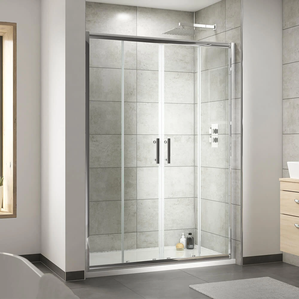 Harbour Primrose Easy Clean 6mm Double Sliding 1400mm Shower Door & 900mm Side Panel 5 Harbour Primrose Easy Clean 6mm Double Sliding 1400mm Shower Door & 900mm Side Panel - Image 3