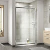 Harbour Primrose 6mm Single Sliding Shower Door 1500mm & Side Panel 760mm 1 Harbour Primrose 6mm Single Sliding Shower Door 1500mm & Side Panel 760mm -Vado Sale Store harbour primrose 6mm sliding shower door lifestyle 2