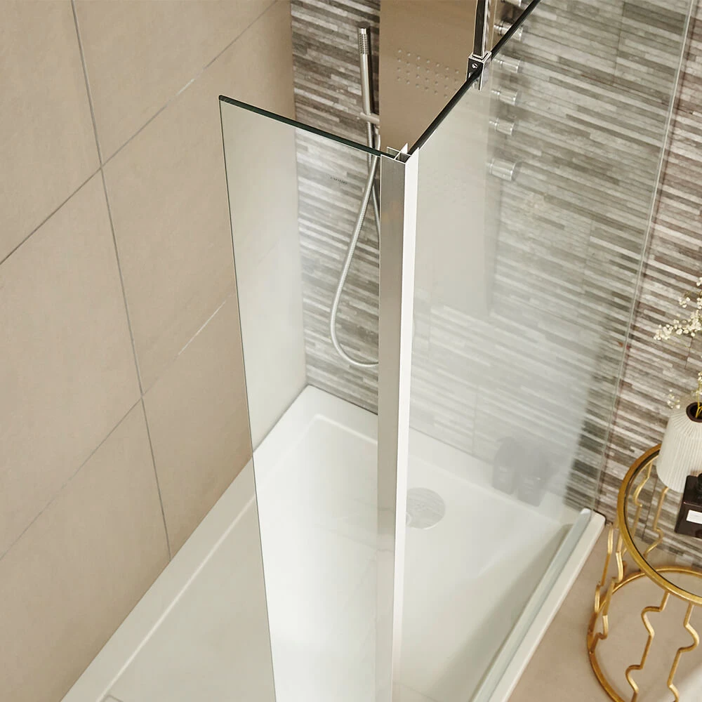 Harbour Alchemy 8mm Easy Clean Walk In Panel & Hinged Return - 900mm 4 Harbour Alchemy 8mm Easy Clean Walk In Panel & Hinged Return - 900mm - Image 2