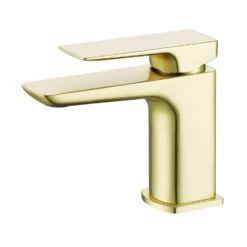 Harbour Status Brushed Brass WRAS Approved Mono Basin Mixer Tap & Waste -Vado Sale Store harbour status brushed brass basin mixer cutout