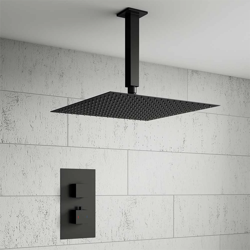 Harbour Status Concealed Shower Valve & Ceiling Mounted Fixed 300mm Shower Head 3 Harbour Status Concealed Shower Valve & Ceiling Mounted Fixed 300mm Shower Head