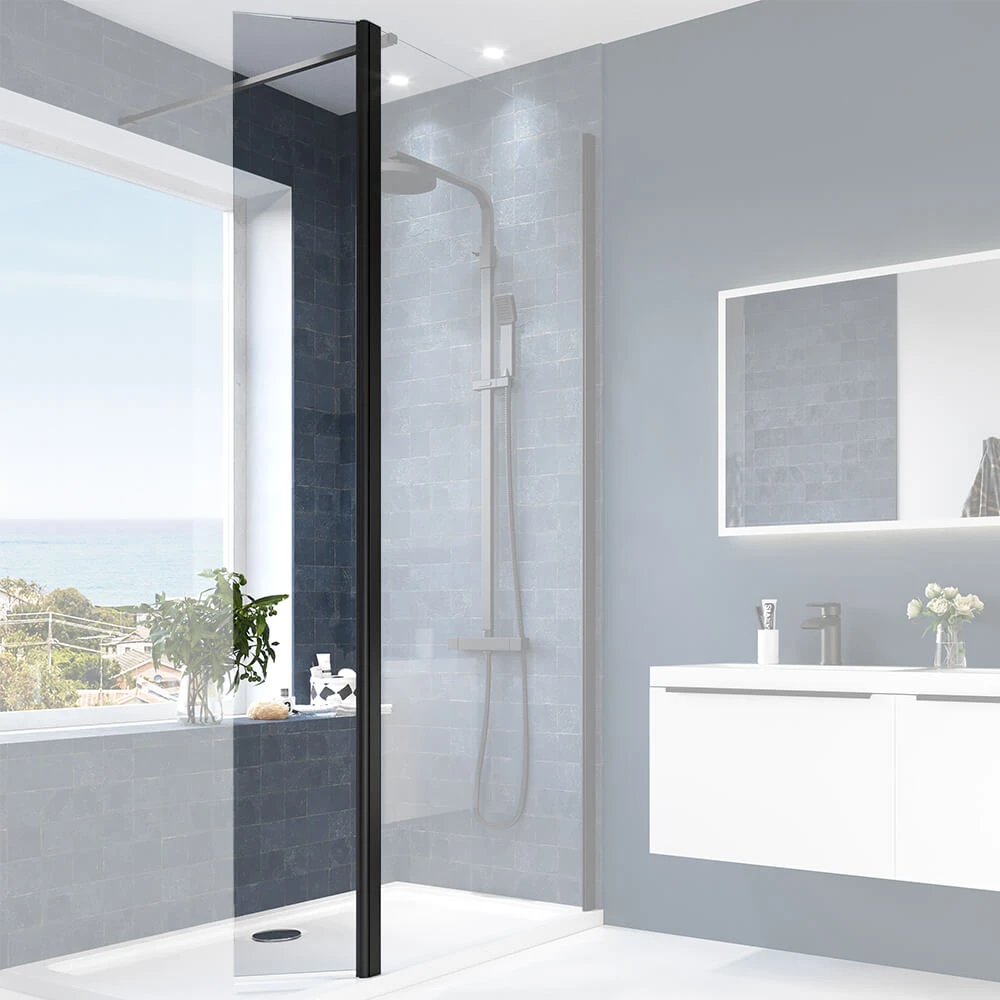 Harbour Matt Black Easy Clean 6mm Flipper Panel 4 Harbour Matt Black Easy Clean 6mm Flipper Panel - Image 2