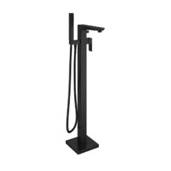 Harbour Status Matt Black Floorstanding Bath Shower Mixer Tap -Vado Sale Store harbour status matt black floor bath shower mixer