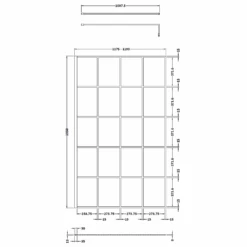 Vellamo City 8mm Easy Clean Matt Black Framed Walk In 2 Panel Pack - 800mm & 1100mm 25 Vellamo City 8mm Easy Clean Matt Black Framed Walk In 2 Panel Pack - 800mm & 1100mm -Vado Sale Store harbour status matt black framed wetroom screen 1200mm technical drawing